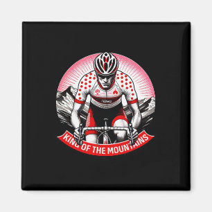 König der Berge Radrennfahrer Magnet