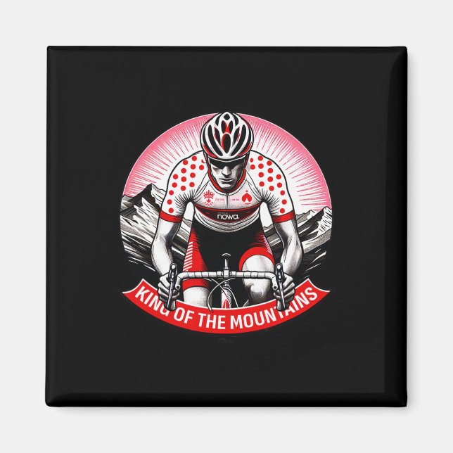 König der Berge Radrennfahrer Magnet (Vorne)