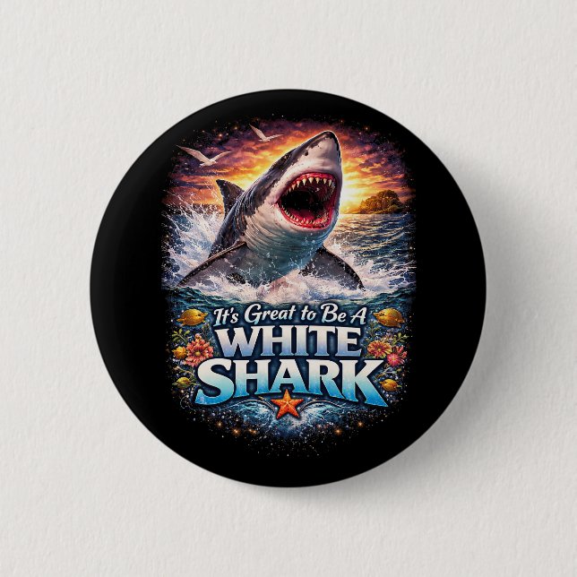 König der blauen Tiefe Button (Vorderseite)