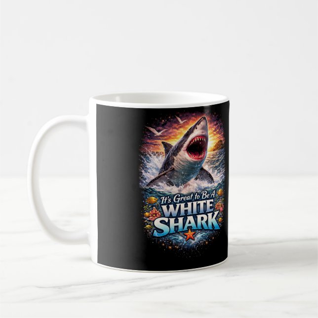 König der blauen Tiefe Kaffeetasse (Links)