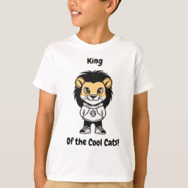 König der Coolen Katzen! T - Shirt der Kinder