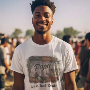 König der Den: Papa-Bären-T - Shirt