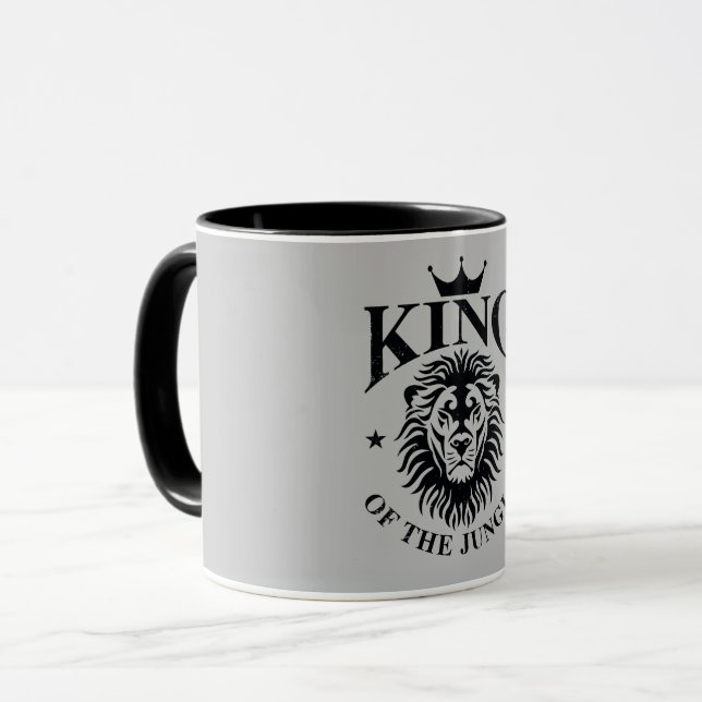 König der Dschungel-Tasse Tasse (Vorderseite Links)