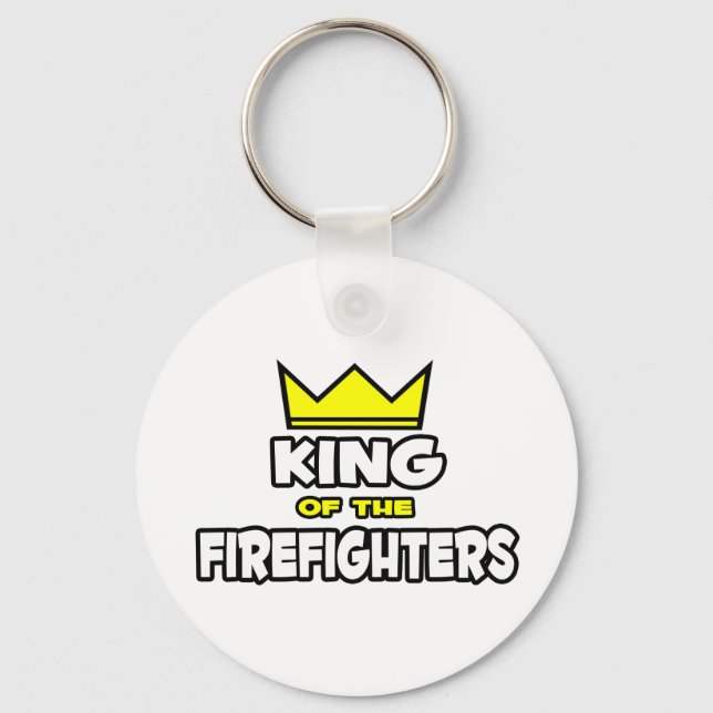 König der Feuerwehrmänner Schlüsselanhänger (Vorderseite)