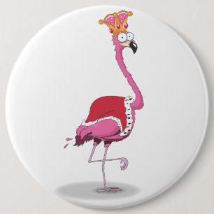 König der Flamingos Button