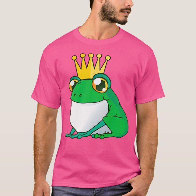 König der Frösche I Frosch Prinz Frog T-Shirt (Vorderseite)