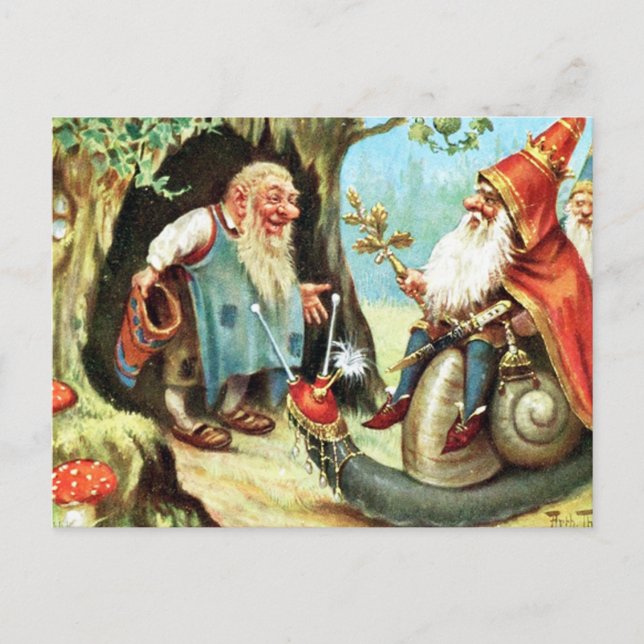 König der Gnomes Postkarte (Vorderseite)