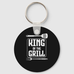 König der GRILL Schlüsselanhänger