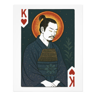 König der Herzen – Der Samurai Fotodruck