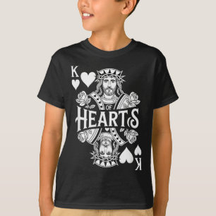 König der Herzen Jesus Dornenkrone Rosen Vintage T-Shirt