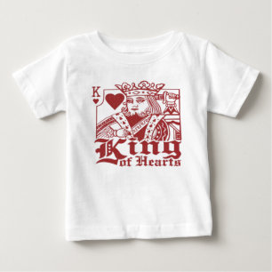 König der Herzen Kartenspielen Valentine Baby T-shirt
