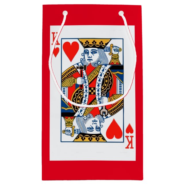 König der Herzen Kleine Geschenktüte (Rückseite)