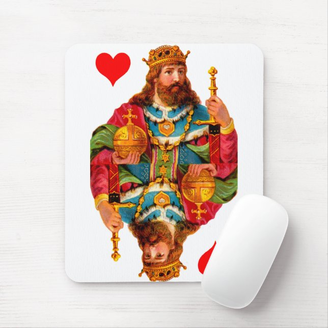 König der Herzen Mousepad (Mit Mouse)