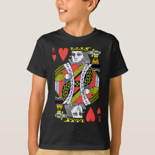 König der Herzen Spielkarte Halloween-Kostüm wertv T-Shirt