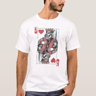 König der Herzen Valentinstag Geschenk für Männer T-Shirt