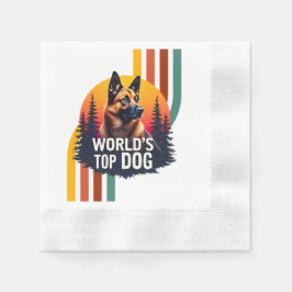 König der Hunde Serviette