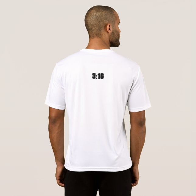 König der Könige 3:16 T-Shirt (Schwarz voll)