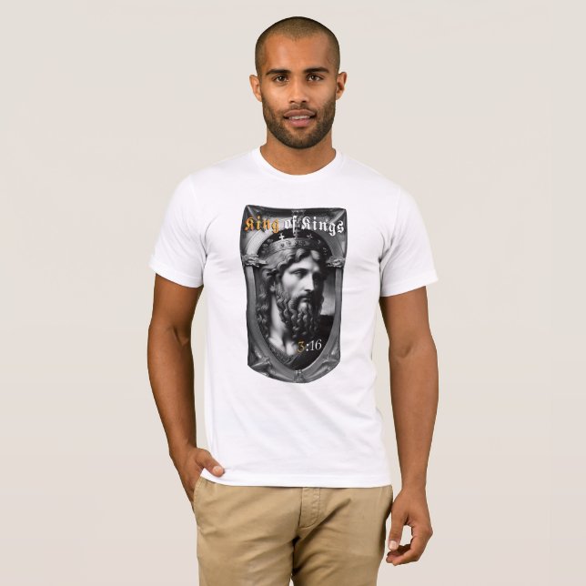 König der Könige 3:16 T-Shirt (Vorne ganz)