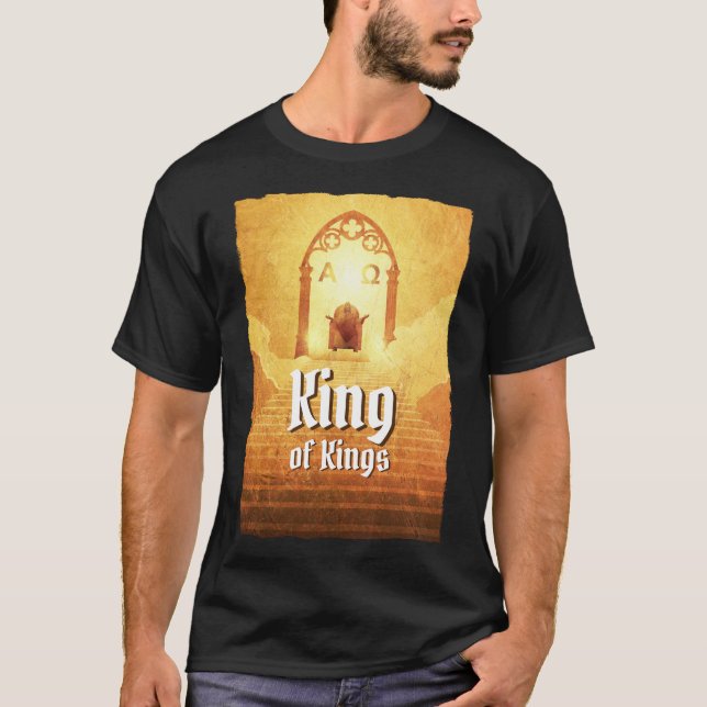 König der Könige | Jesus Christus auf dem Thron Sc T-Shirt (Vorderseite)
