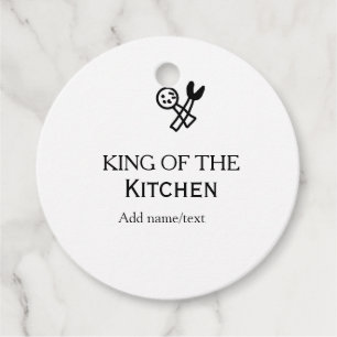 König der Küchenkoch kochen Name Krone ha Geschenkanhänger