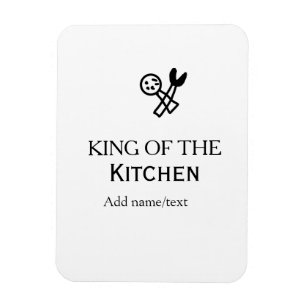 König der Küchenkoch kocht Namen Krone ha Magnet