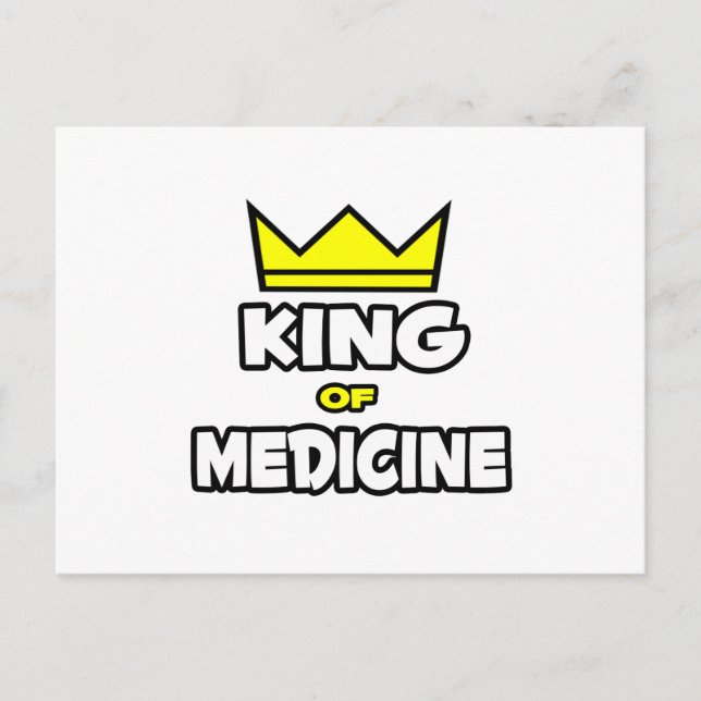 König der Medizin Postkarte (Vorderseite)