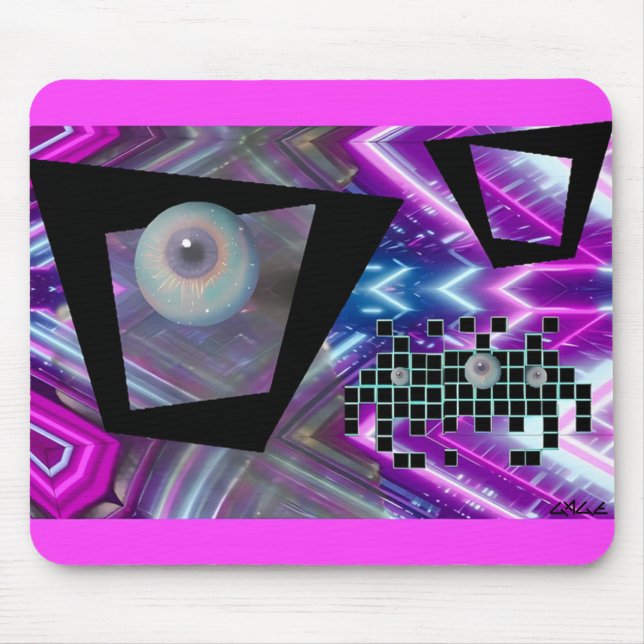 König der neuen Vaporwave-Invasion Mousepad (Vorne)