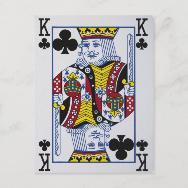 König der Nischen (Clubs) Postkarte (Vorderseite)