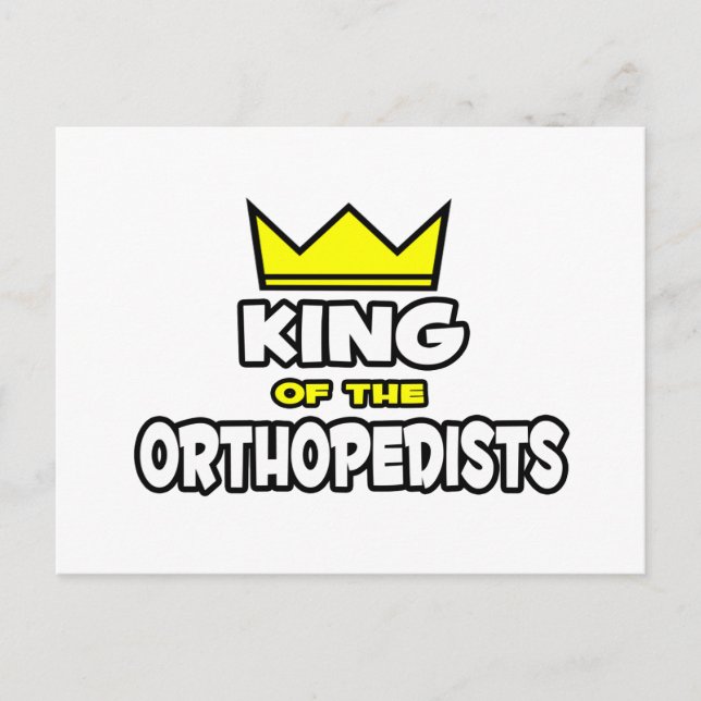 König der Orthopädie Postkarte (Vorderseite)