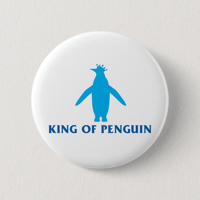 König der Pinguine Button (Vorderseite)