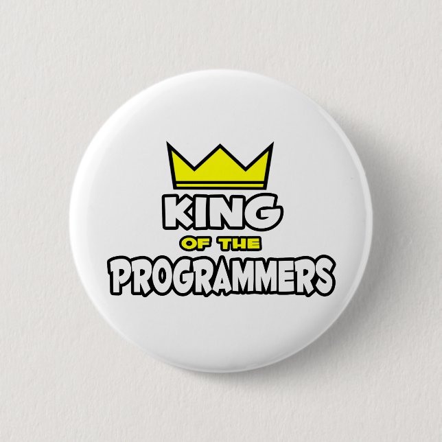 König der Programmierer Button (Vorderseite)