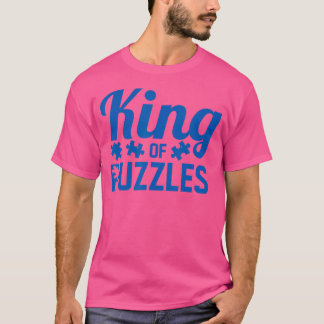 König der Puzzles Lustiges Jigsaw-Puzzleteil Liebh T-Shirt