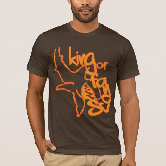 König der Reißzähne orange T-Shirt (Vorderseite)