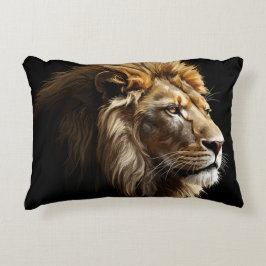 König der Savannah Glossy Dekokissen