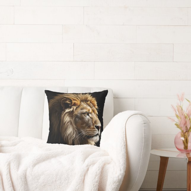 König der Savannah Glossy Kissen (Liege)