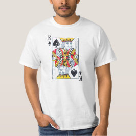 König der Spaten beunruhigt/der Vintagen Art T-Shirt