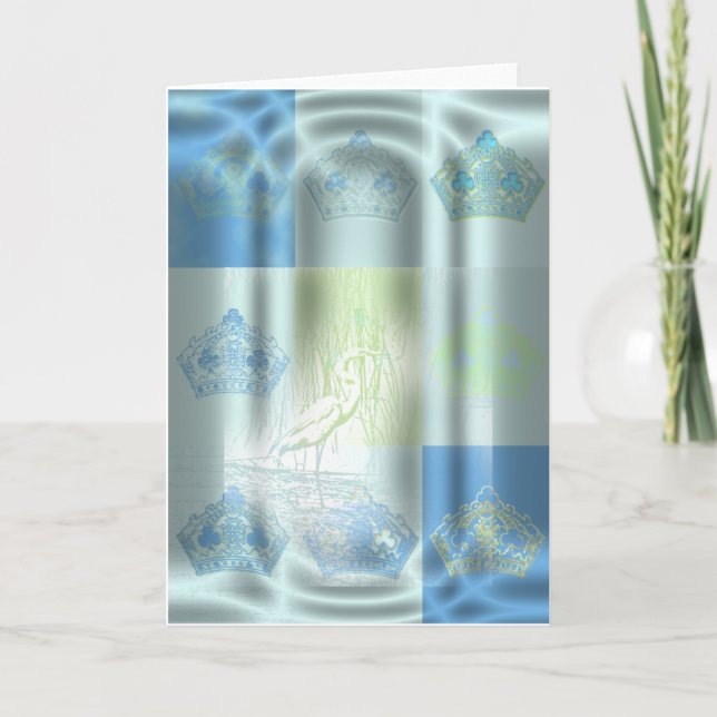 König der Verein-Geburtstags-Karte Karte (Vorderseite)