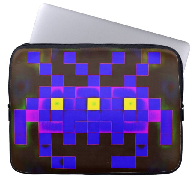 König der Weltrauminvasion (Version B) Laptopschutzhülle (Vorderseite)