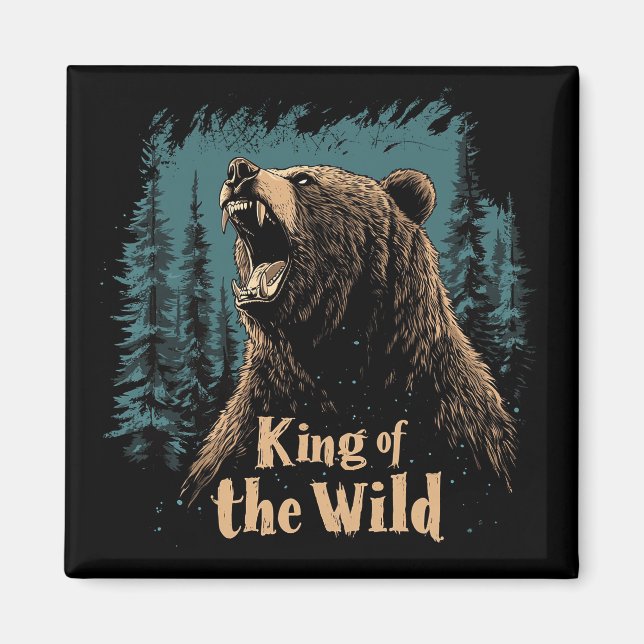 König der Wildnis Magnet (Vorne)