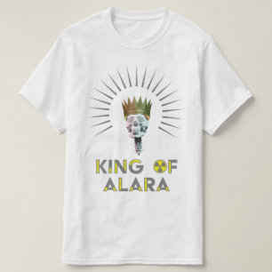 König des ALARA-Strahlungymbol T-Shirt