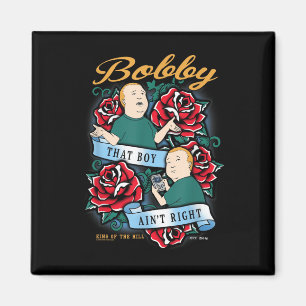 König des Berges Bobby, der Junge in der rechten T Magnet