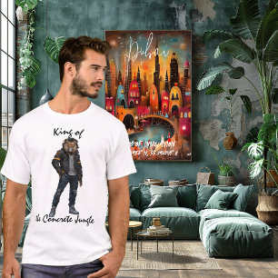 König des Beton-Dschungels Urban Lion T-Shirt