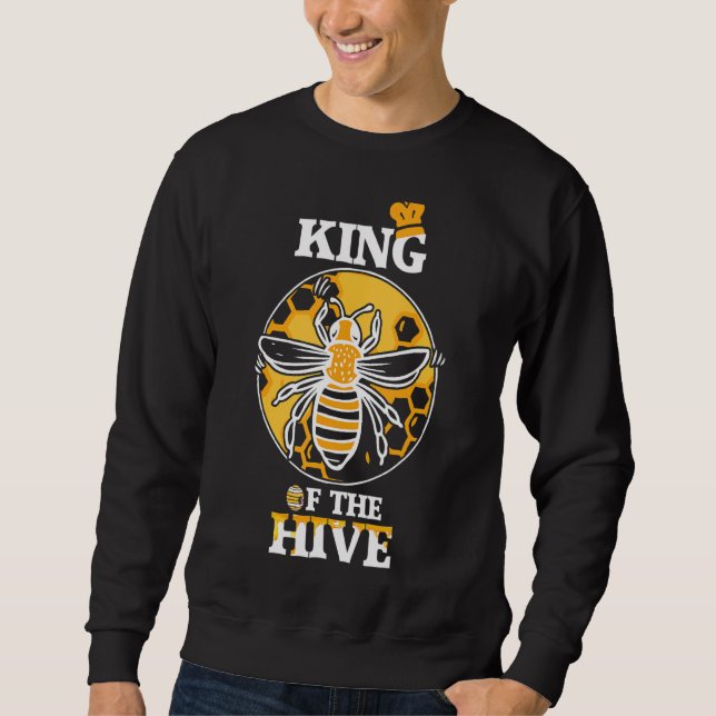 König des Bienenstockbieners Honig 3 Sweatshirt (Vorderseite)