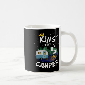 König des Camper Camping-Reise-Geschenk für Männer Kaffeetasse
