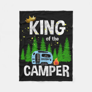 König des Camper Camping-Reiseanhänger-Straße Tra Fleecedecke