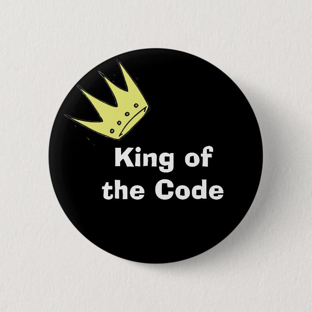 König des Codes Button (Vorderseite)