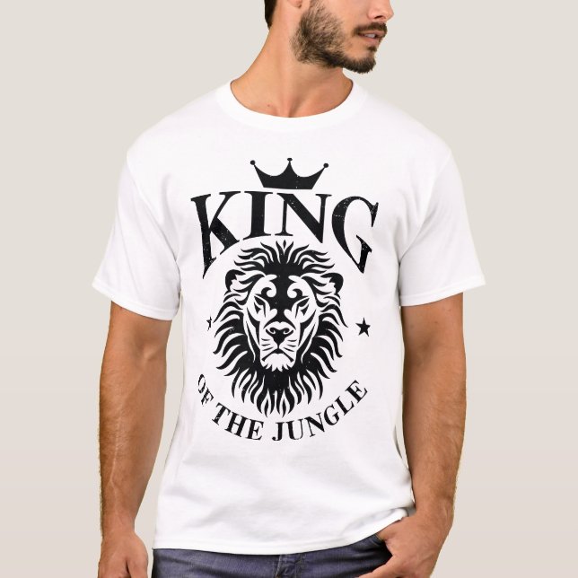 König des Dschungel-T - Shirt (Vorderseite)