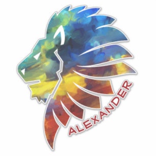 König des Dschungellililionenbodens Aufkleber