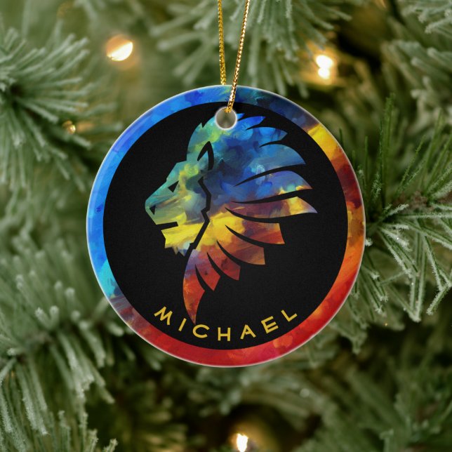 König des Dschungellililionenbodens Keramik Ornament (Baum)