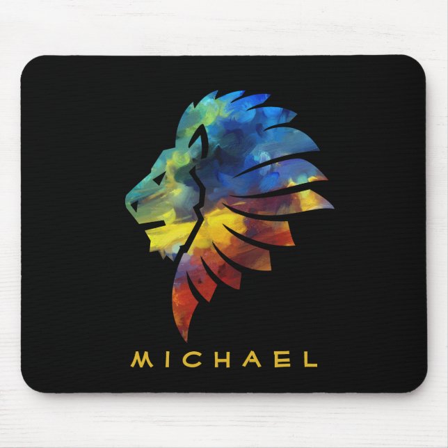 König des Dschungellililionenbodens Mousepad (Vorne)